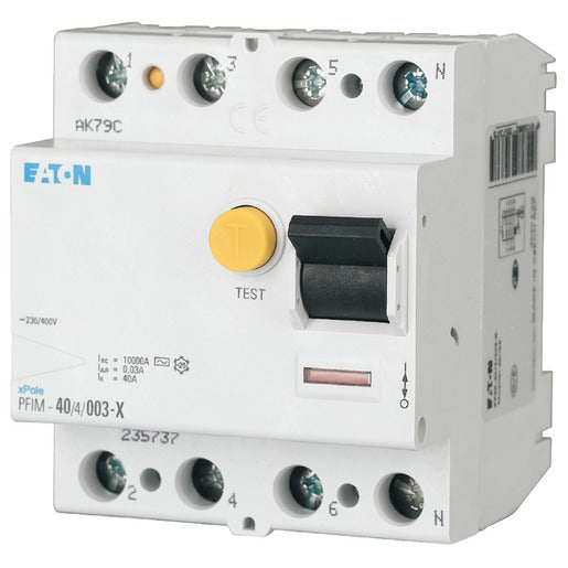 Fehlerstromschutzschalter 4-polig 40A 30mA Typ G/A PFIM-40/4/003-XG/A